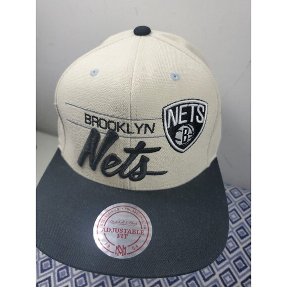 Mitchell & Ness NBA Brooklyn Nets Snapback Hat Cap - Picture 13 of 16